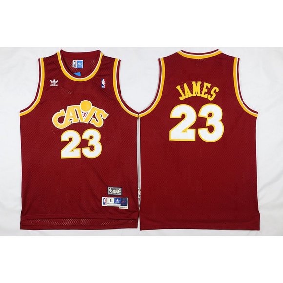 lebron james red jersey